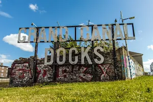 Grand Canal Docks sign image