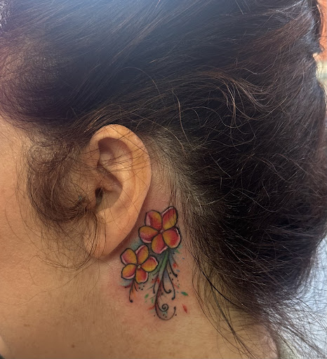 Find tattoo ideas for woman on leg for your next unique tattoo in Jersey City at 7 Souls Tattoo & Body Piercing