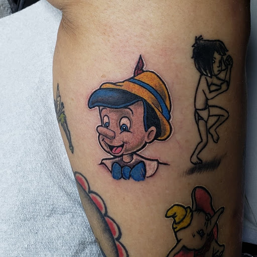 Explore marilyn manson tattoo ideas, creative tattoo ideas in Coachella, available at Ink Devotion Tattoo & Body Piercings