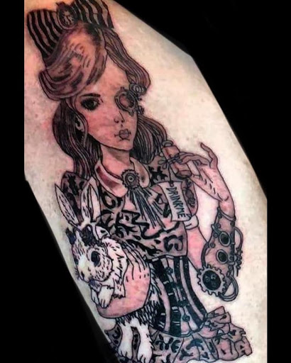 Explore outer forearm tattoos for men ideas, creative tattoo ideas in Hudson Falls, available at ALTERED ADDICTION TATTOOS