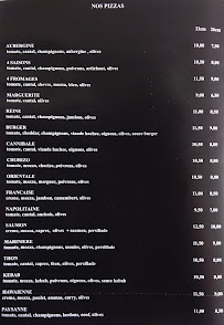 Menu du PIZZA DELICE à Spéracèdes