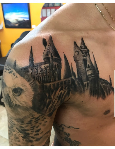 Explore tattoo ideas shoulder, creative tattoo ideas in Rehoboth Beach, available at Tattoo Galaxy (Rehoboth Beach) Piercing & Custom tattoos