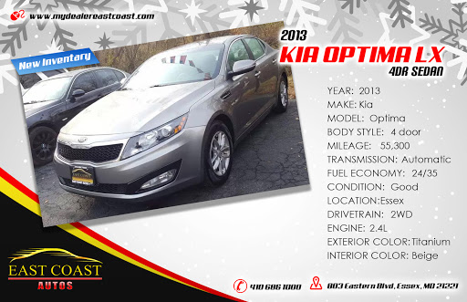 Used Car Dealer «East Coast Automotive Inc», reviews and photos, 803 Eastern Blvd, Essex, MD 21221, USA