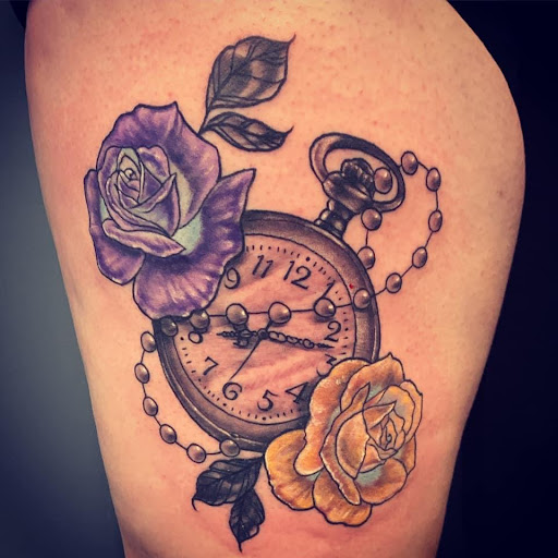 Explore blood in blood out tattoo ideas, creative tattoo ideas in Peckville, available at Silver Fox Tattoos