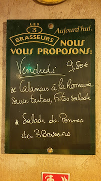 Restaurant 3 Brasseurs Reims à Reims - menu / carte