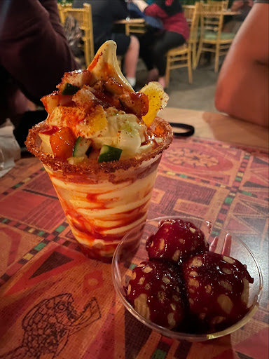 Mango chile while and PB&J Mochi 