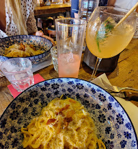 Pâtes à la carbonara du Restaurant italien Pizzeria Popolare à Paris - n°16