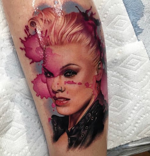 Explore athlete tattoo ideas, creative tattoo ideas in Senoia, available at Messenger Tattoo Studio