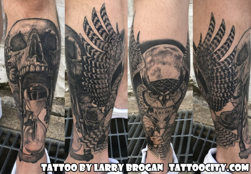 Explore skydiving tattoo ideas, creative tattoo ideas in Lockport, available at Tattoo City by Larry Brogan