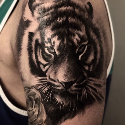 Explore bartender tattoo ideas, creative tattoo ideas in Oklahoma City, available at 405 Ink