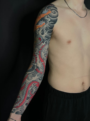 Explore tattoo filler ideas, creative tattoo ideas in Dallas, available at Davis Street Tattoo