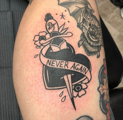 Explore jordan tattoo ideas, creative tattoo ideas in Hamden, available at Burning Hearts Tattoo Co.