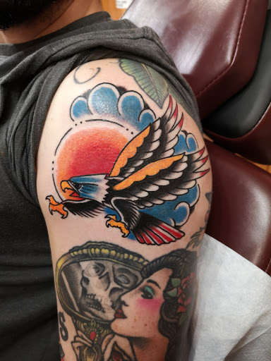 Explore tattoo ideas hunting, creative tattoo ideas in Studio City, available at Studio City Tattoo