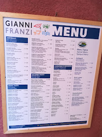 Bar Gianni Franzi à Vernazza menu