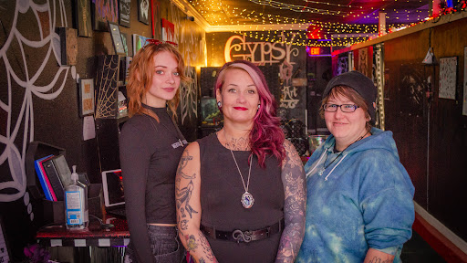 Explore tattoo ideas on collar bone, creative tattoo ideas in Harrah, available at Gypsy Blood Body Art Studio