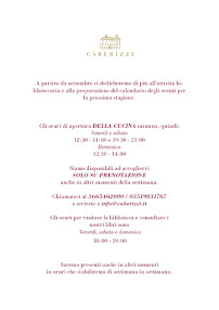 Ca' Berizzi à Corna Imagna menu