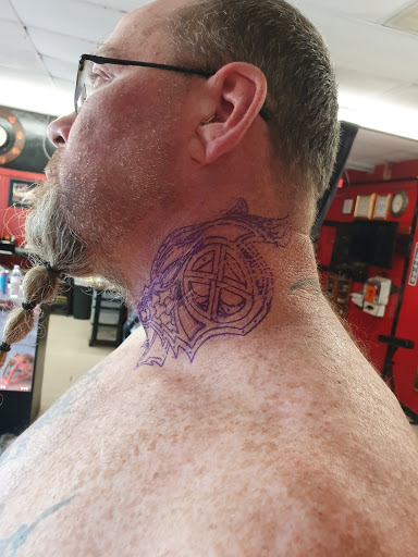 Explore up tattoo ideas, creative tattoo ideas in Fort Worth, available at Darkside of Texas Tattoo & Piercing