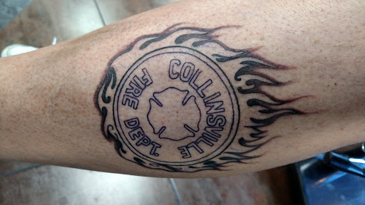 Explore semi truck tattoo ideas, creative tattoo ideas in Chesterfield, available at St. Louis Tattoo Company