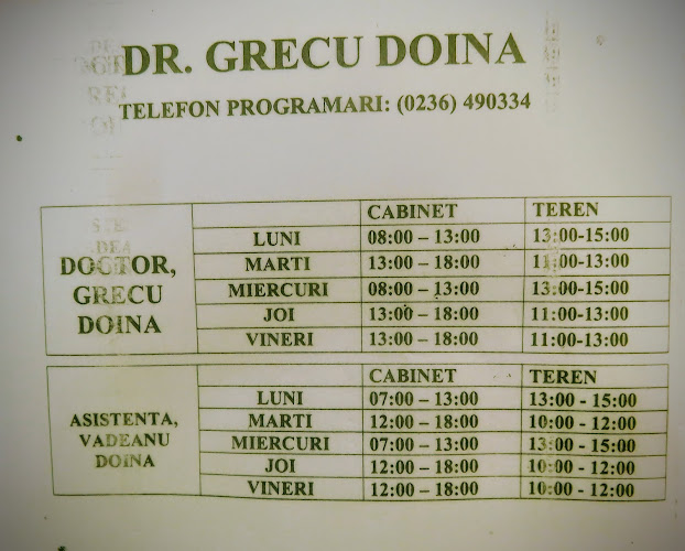 CABINET MEDICAL - Dr. GRECU DOINA - Doctor