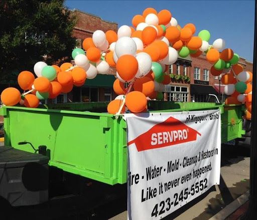 Water Damage Restoration Service «SERVPRO of Kingsport/Bristol», reviews and photos, 1520 Bridgewater Ln, Kingsport, TN 37660, USA