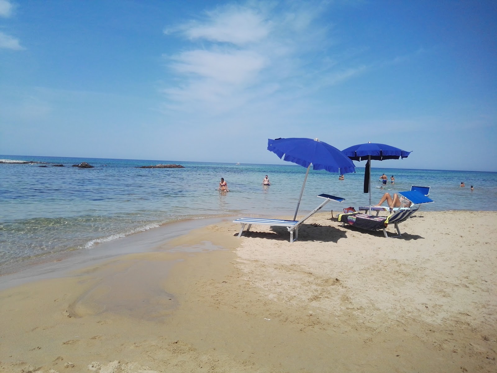 Foto van Spiaggia lu Bagnu - populaire plek onder ontspanningskenners