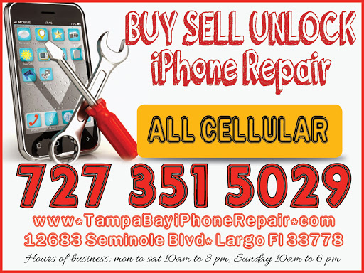 Software Company «All Cellular - iPhone Repair - We Buy Phones», reviews and photos, 12683 Seminole Blvd, Largo, FL 33778, USA