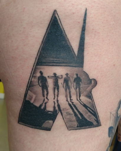 Explore fire and ice tattoo ideas, creative tattoo ideas in Marietta, available at Monkeys Uncle Tattoo