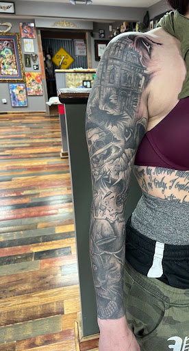 Explore tattoos of basketballs for ideas, creative tattoo ideas in Deptford, available at THE CONVENT Tattoo & Body Piercing Studio