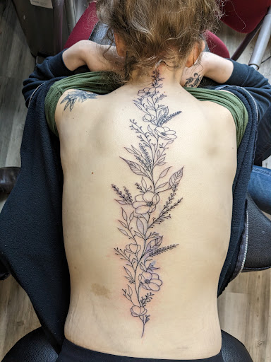 Explore easy line tattoo ideas, creative tattoo ideas in East Rochester, available at Spice City Tattoo