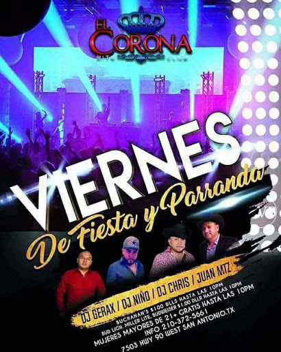 Night Club «El CORONA NITE CLUB», reviews and photos, 7503 W US Hwy 90, San Antonio, TX 78227, USA