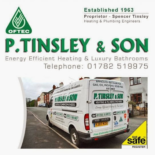 Reviews of Plumbing & Heating Engineer P.Tinsley & Son in Stoke-on-Trent - HVAC contractor