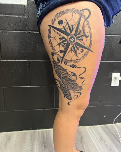 Explore unicorn tattoo ideas, creative tattoo ideas in Ocala, available at The Black Sheep Tattoo Shop