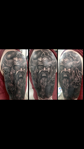 Explore men half sleeve tattoo ideas, creative tattoo ideas in Anchorage, available at Unique Ink AK