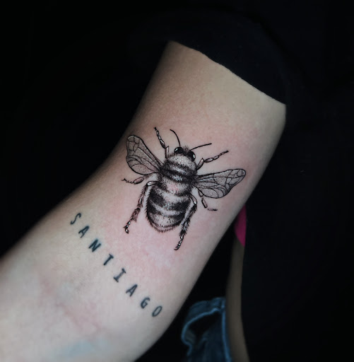 Explore small forearm tattoo ideas for guys, creative tattoo ideas in Corona, available at Crop Circles Tattoo Studio