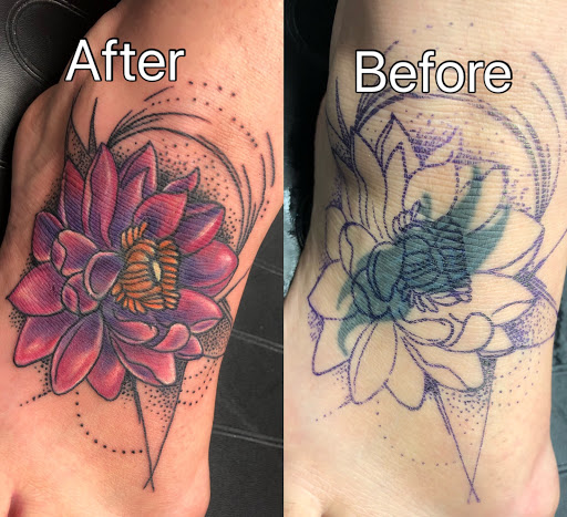 Explore in god we trust tattoo ideas, creative tattoo ideas in Greenfield, available at Tattoos In Time Studio