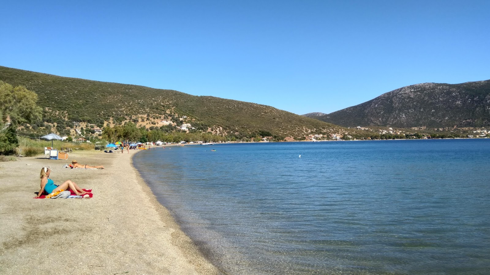 Foto de Agios Dimitrios beach con muy limpio nivel de limpieza