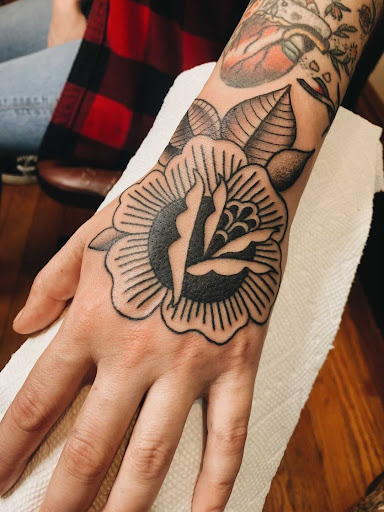 Explore automotive tattoo sleeve ideas, creative tattoo ideas in Brooklyn, available at Hand of Glory Tattoo & Piercing