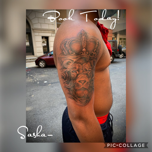 Explore zoro tattoo ideas, creative tattoo ideas in New York, available at Redink Tattoo Studio