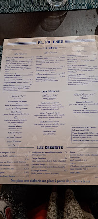 Pil Pil Enea à Saint-Jean-de-Luz menu