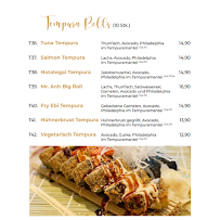 Restaurant asiatique Mrs. ANH à Lüdenscheid (le menu)