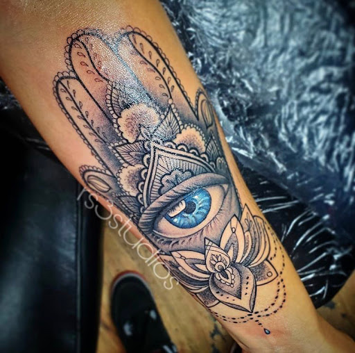Explore shield maiden tattoo ideas, creative tattoo ideas in Houston, available at RS3 Studios