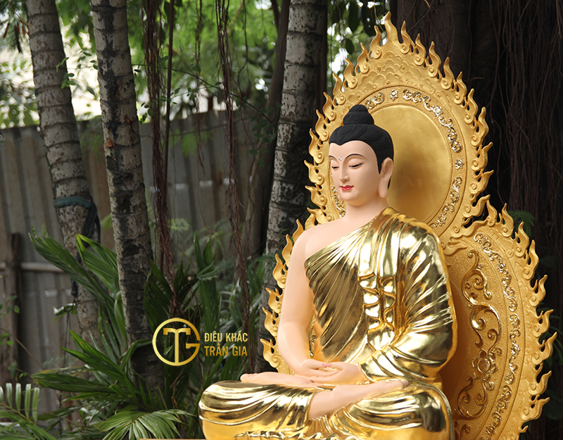Điêu khắc tượng Phật đẹp Trần Gia.