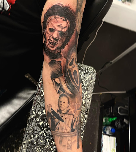 Explore mountain tattoo ideas, creative tattoo ideas in Vancouver, available at New Ink Tattoo