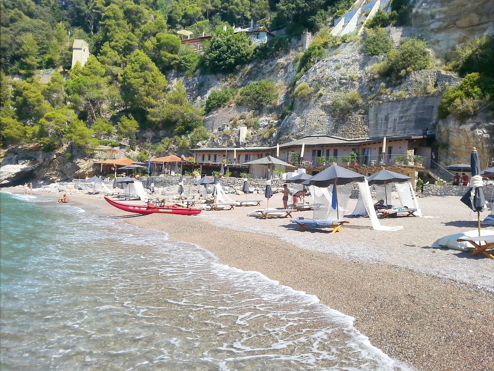 Photo de Spiaggia Eco del Mare avec un niveau de propreté de très propre