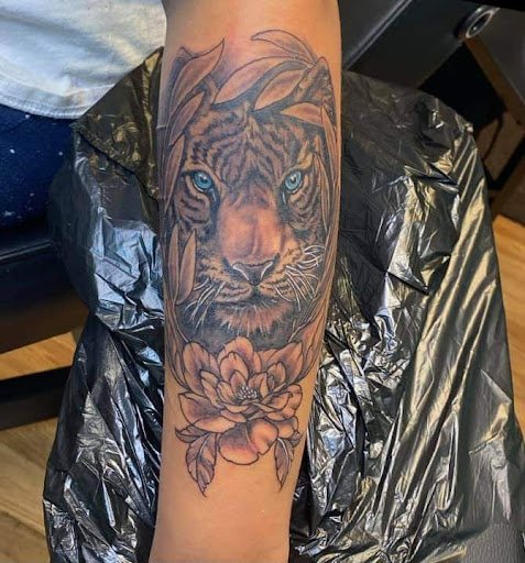 Explore side of the hand tattoo ideas, creative tattoo ideas in Syracuse, available at Goblins Den Tattoo