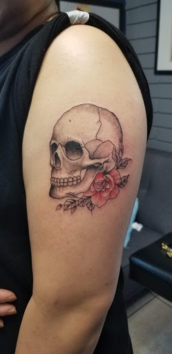 Explore ken kaneki tattoo ideas, creative tattoo ideas in Alhambra, available at IFA2 Tattoo Studio