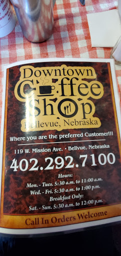 Coffee Shop «Downtown Coffee Shop», reviews and photos, 119 W Mission Ave, Bellevue, NE 68005, USA