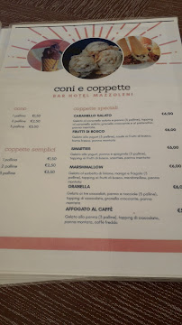 Carte du Ristorante La Rotonda di Bacco à Roncola