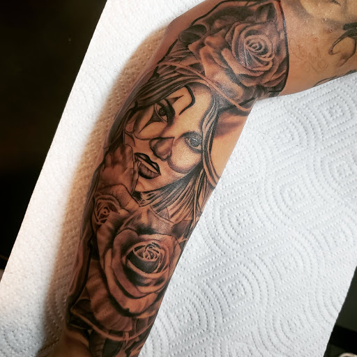 Explore halloween tattoo ideas for guys, creative tattoo ideas in Victorville, available at Chicano Tattoo & Piercings