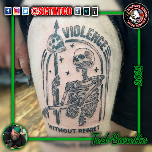 Explore greenday tattoo ideas, creative tattoo ideas in Fayetteville, available at Southern Customs Tattoo Company